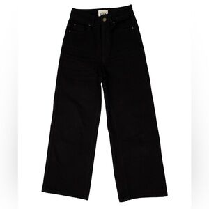 Sezane Black Wide Leg Jeans